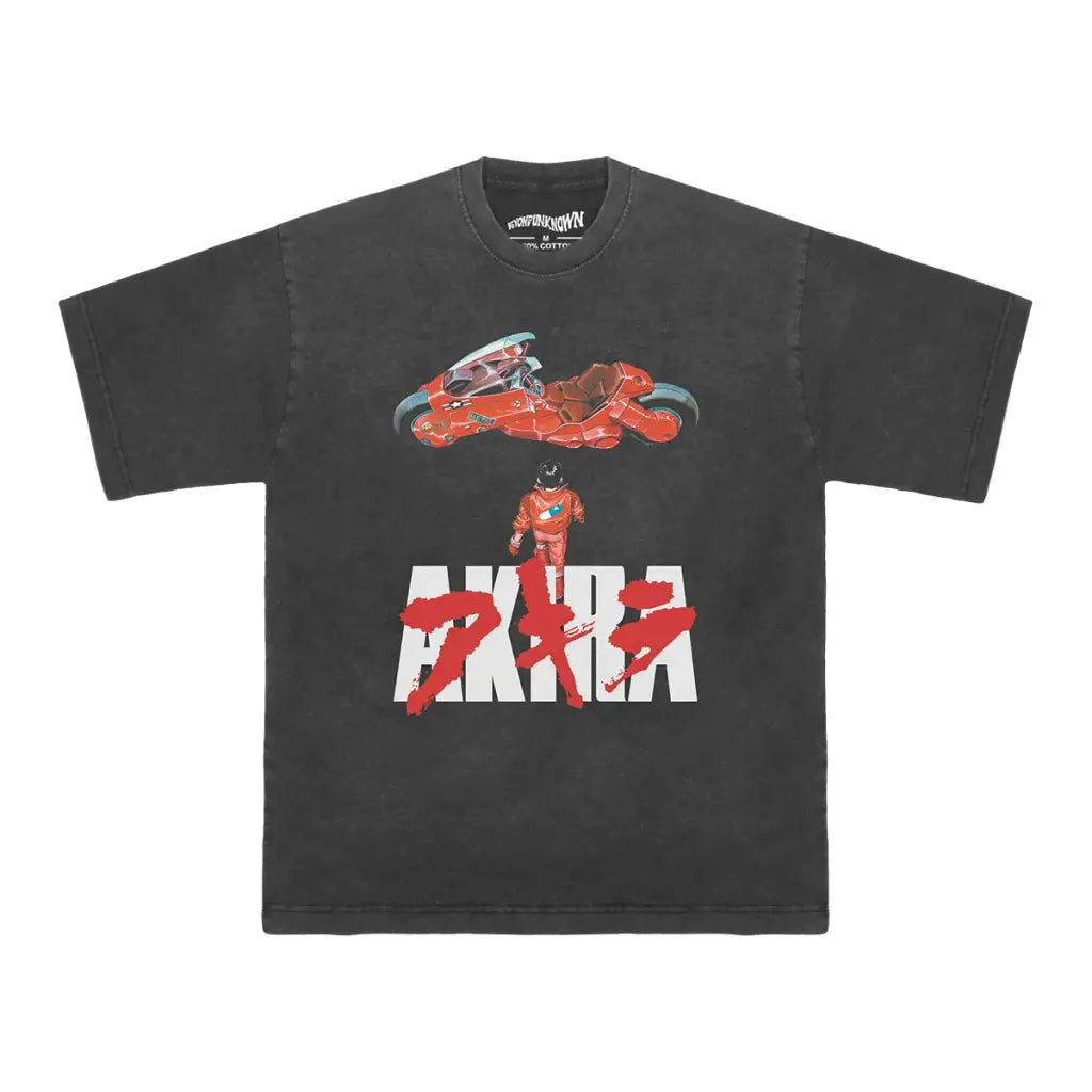 Akira Memories Metropolis T-shirt - Otomo Katsuhiro Collector Edition | Washed Black Gray / Xl | Core Capsule