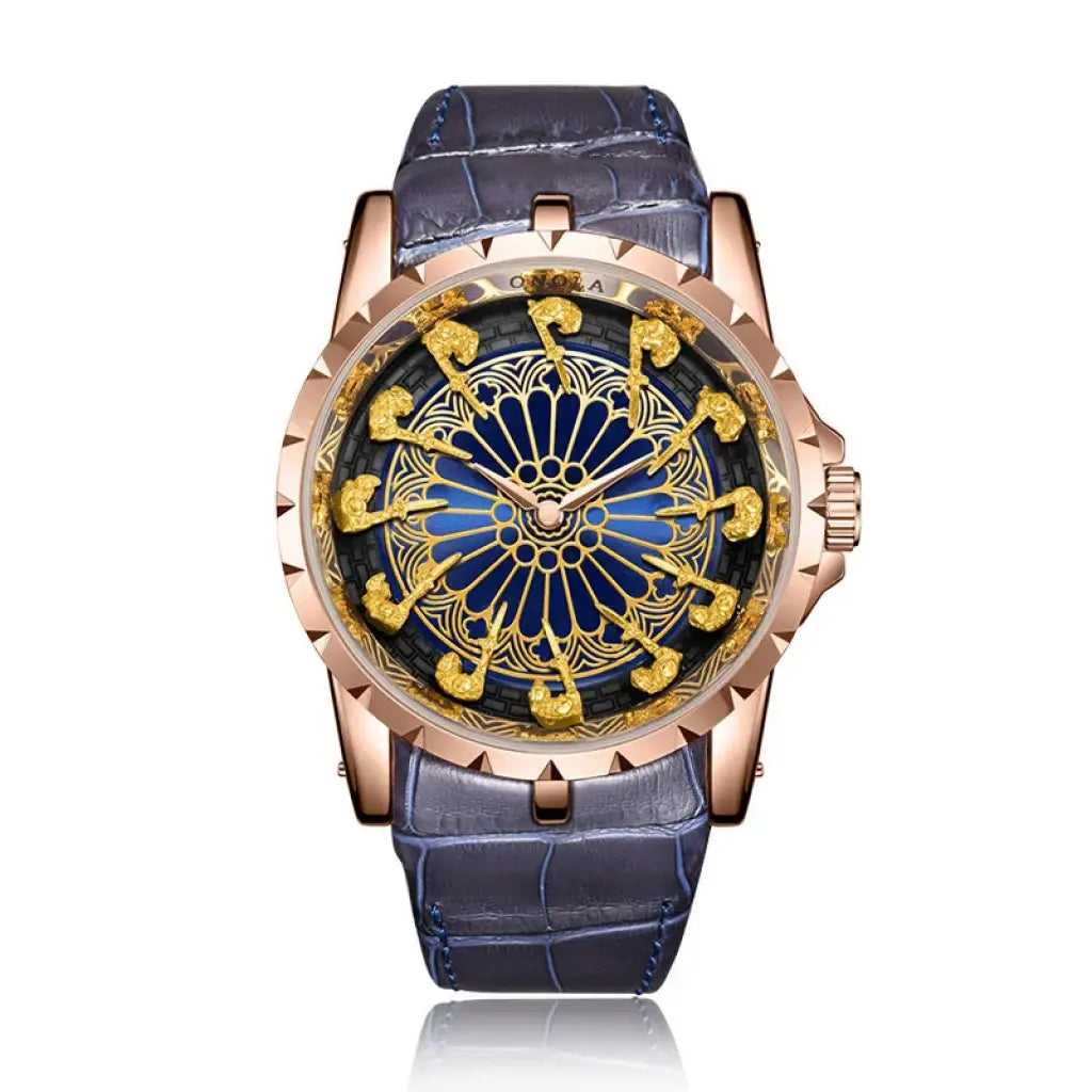 Black Sigil Chrono Watch | Crimson Gold Blue | Relics
