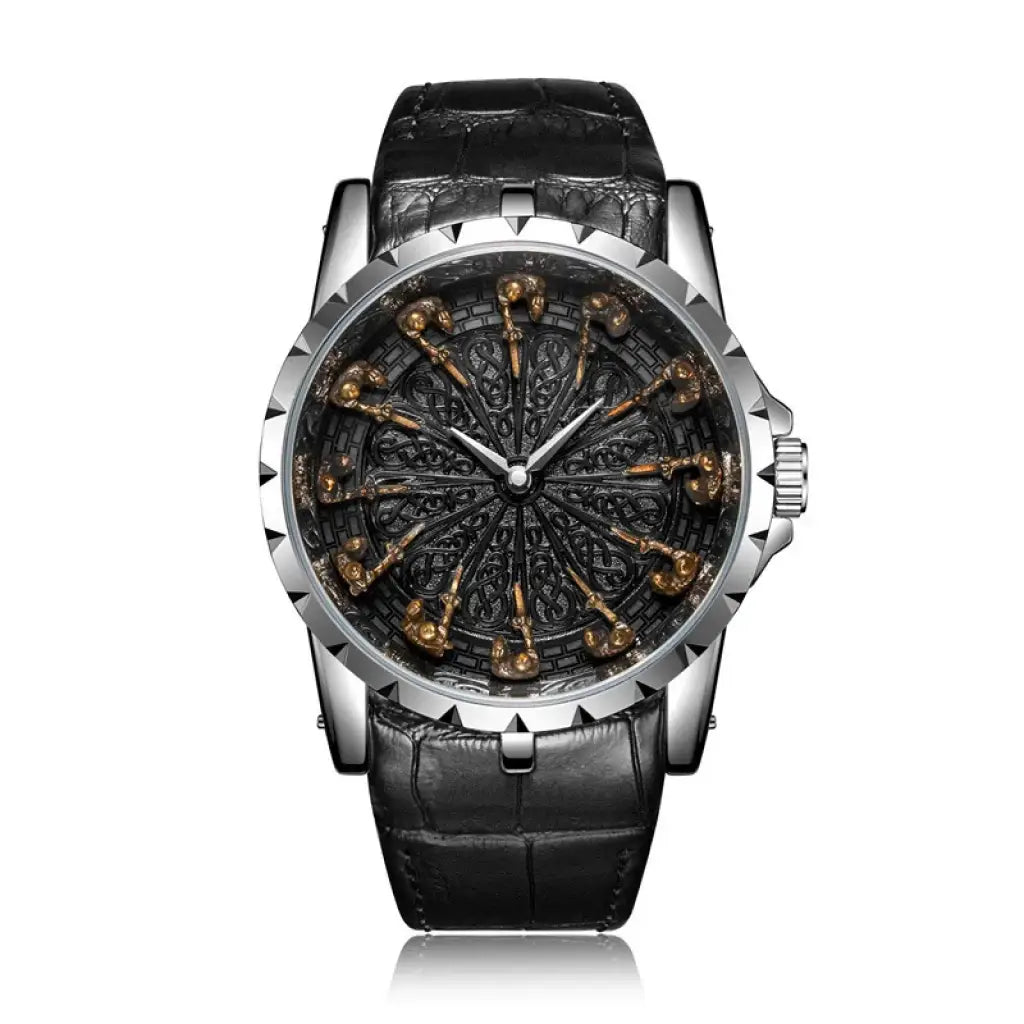 Black Sigil Chrono Watch | Iron Silver | Relics