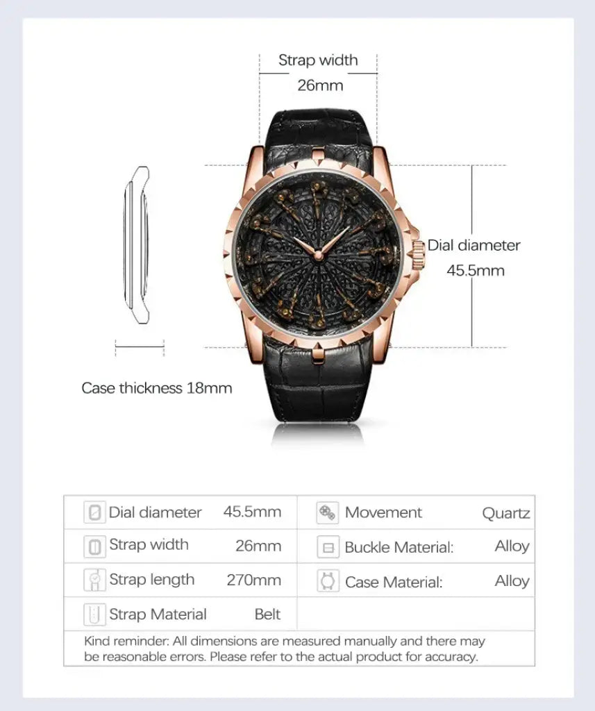 Black Sigil Chrono Watch | Relics