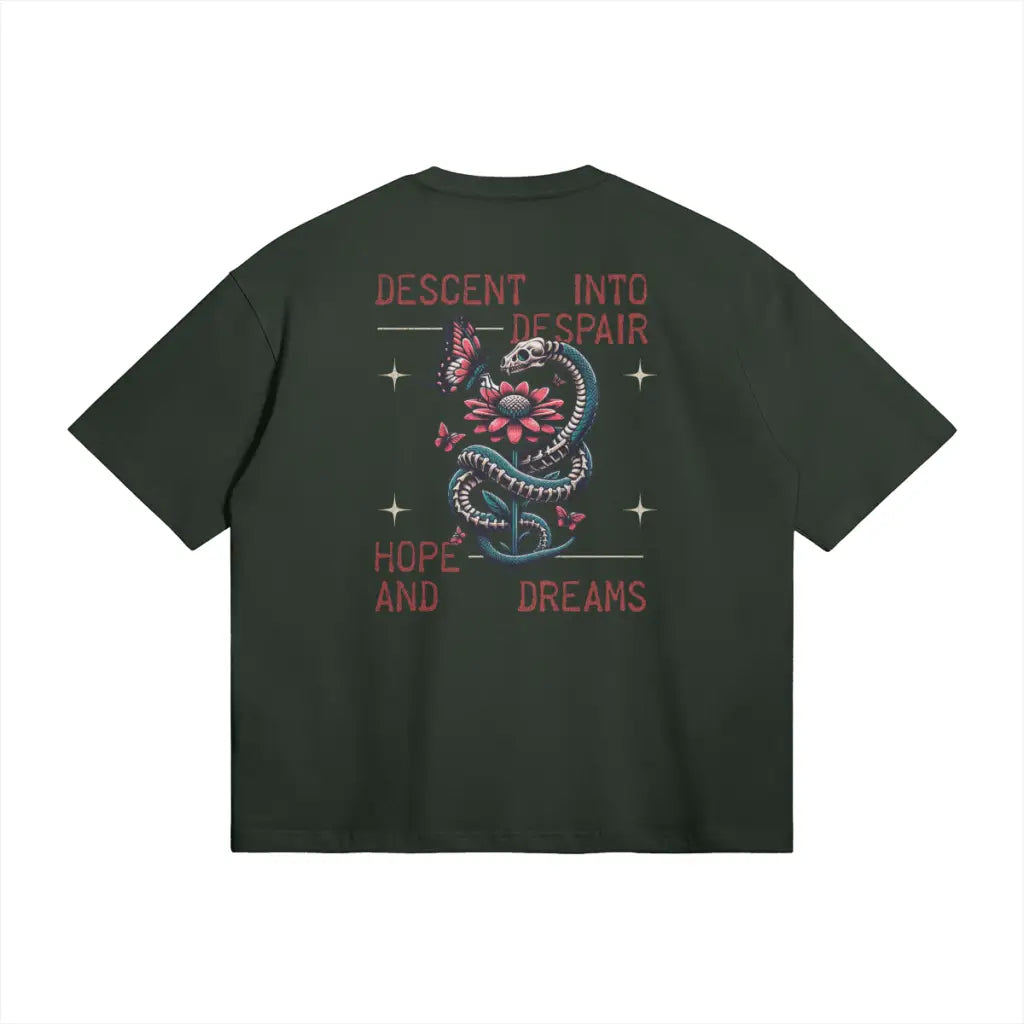 Descent Into Despair T-shirt | Medium Jungle Green / s | Core Capsule