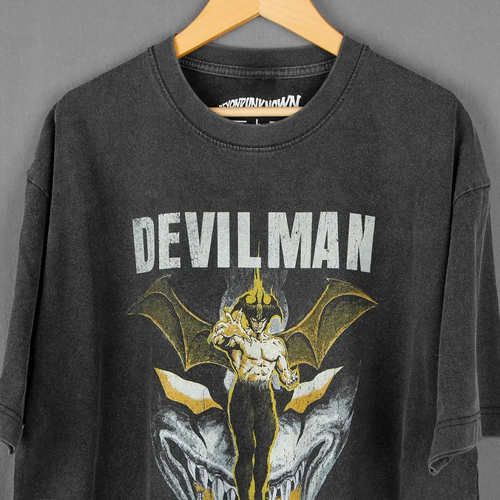 Devilman Anime T-shirt - Go Nagai Classic Horror Manga Graphic Shirt | Core Capsule