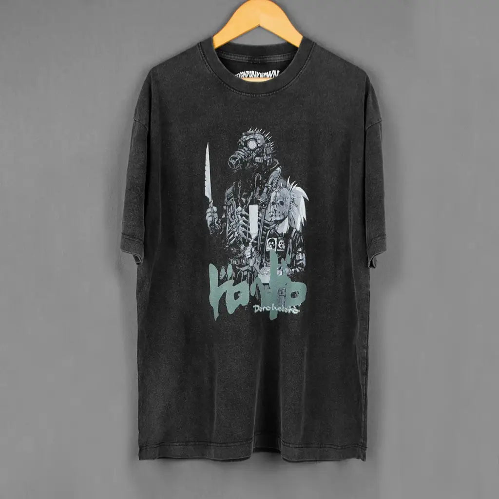 Dorohedoro Anime T-shirt - Dark Urban Fantasy Manga Graphic Shirt | Core Capsule