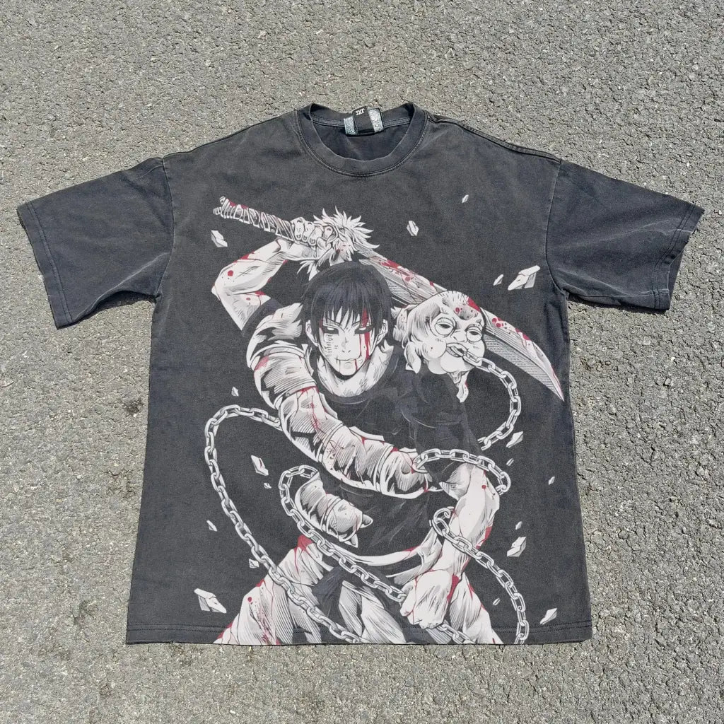 Heaven-pierced Jujutsu Kaisen T-shirt | Shadowsteel Black / s | Core Capsule