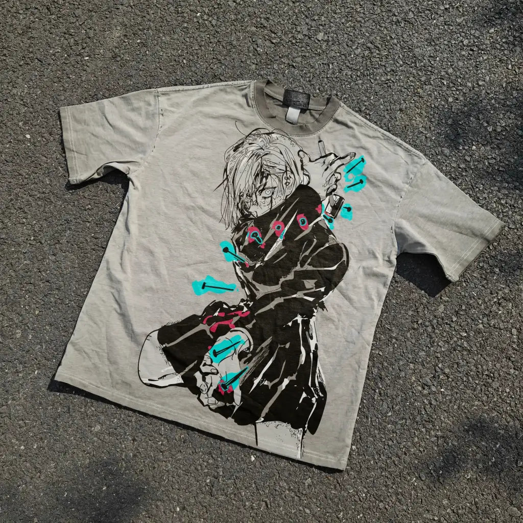 Scorned Doll Nobara Kugisaki Graphic T-shirt | Gray / s | Core Capsule