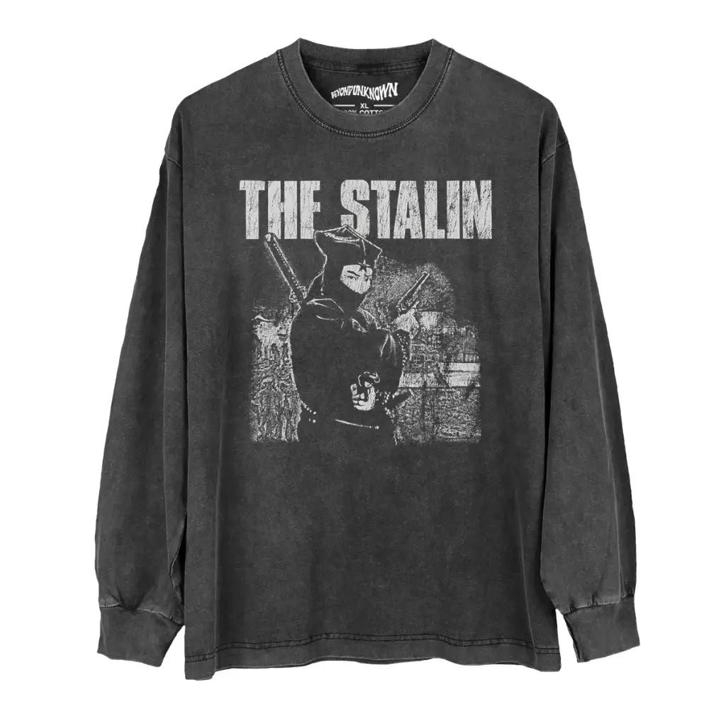 The Stalin Band T-shirt - Japanese Hardcore Punk Rock Graphic Shirt | Washed Black Long Sleve / s | Core Capsule