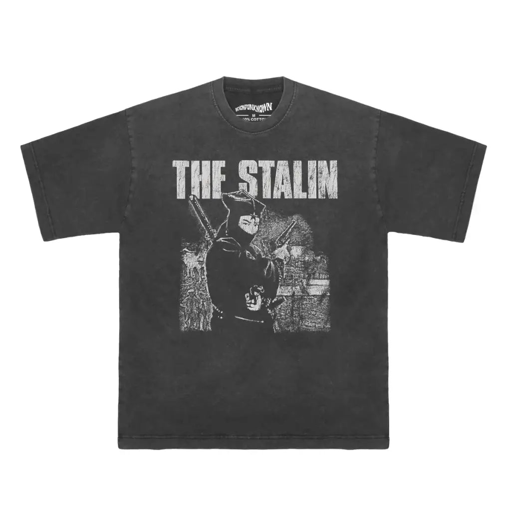 The Stalin Band T-shirt - Japanese Hardcore Punk Rock Graphic Shirt | Washed Black / s | Core Capsule