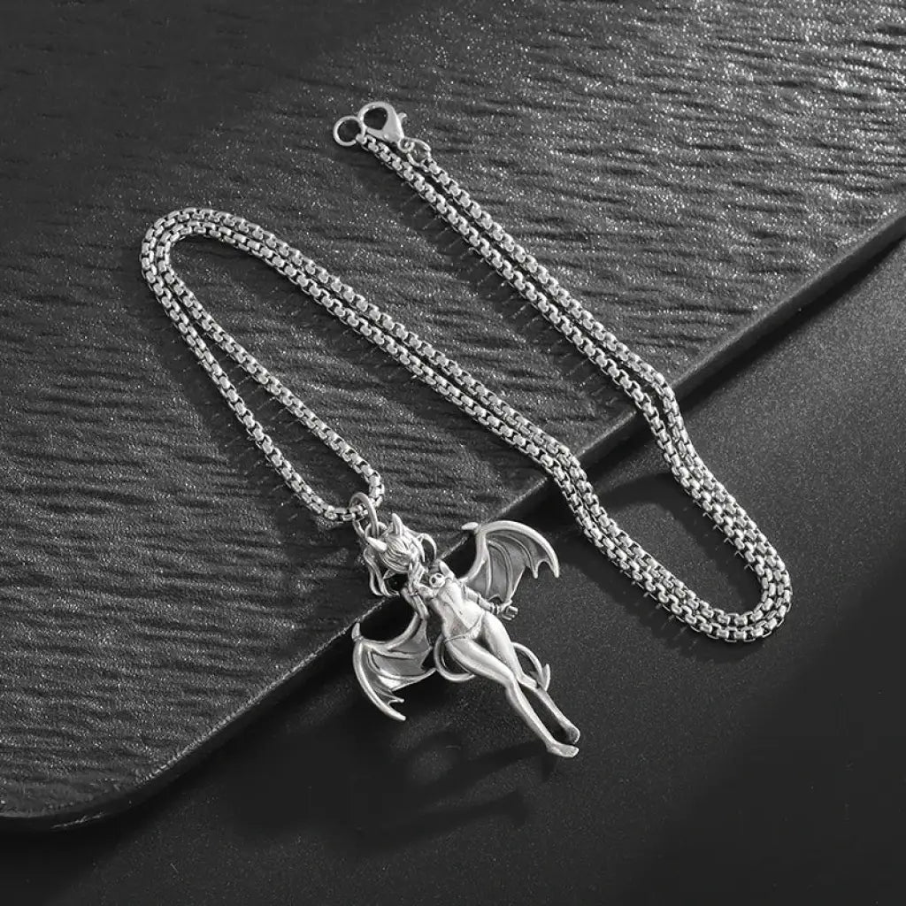 Succubus Necklace | Alluring Silver | Relics