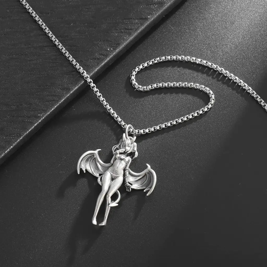 Succubus Necklace | Alluring Silver | Relics
