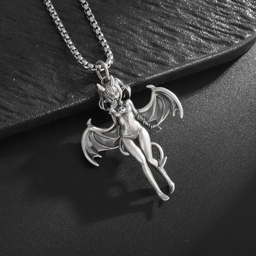 Succubus Necklace | Alluring Silver | Relics