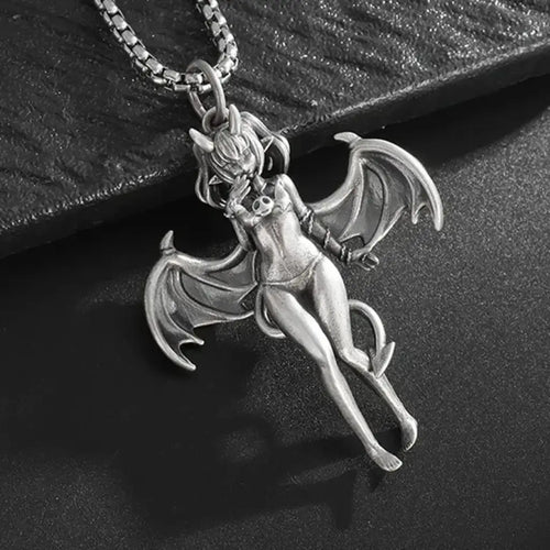 Succubus Necklace | Alluring Silver | Relics