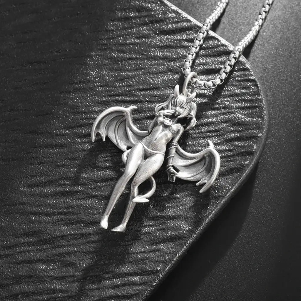 Succubus Necklace | Alluring Silver | Relics