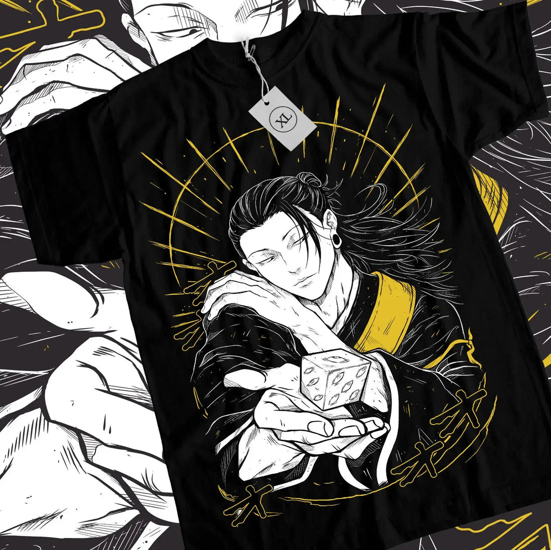 Curseborne Doctrine Jujutsu Kaisen Tee: Unveiling Y2K Anime Streetwear with Japanese Gothic Style - Zenith Threads Co. 