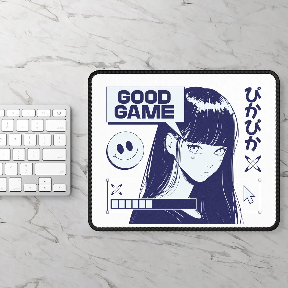 Elevate Your Anime Techwear Wardrobe with the Good Game Girl Mousepad Adventure - Zenith Threads Co. 