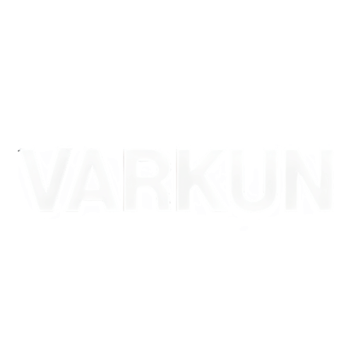 Black 'VARKUN' text on a green background