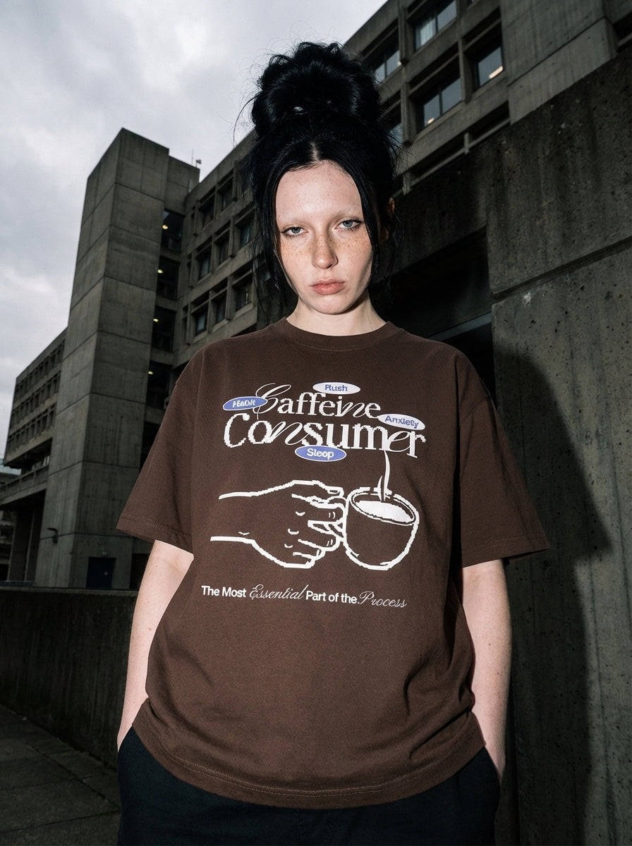 Caffine Consumer Oversized Tee