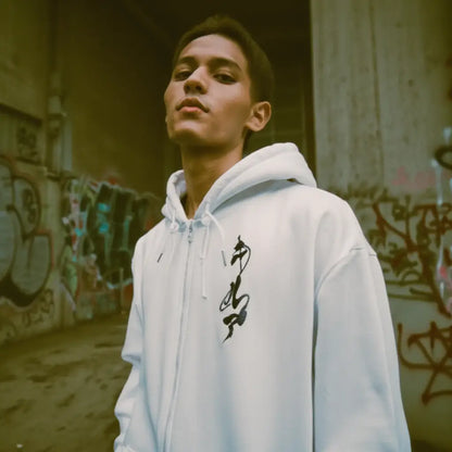 Hunter x Killua Hoodie - Oversized Vintage Zip Up | Core Capsule