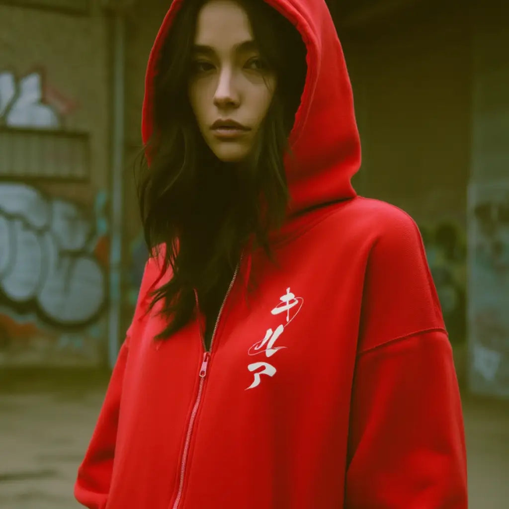 Hunter x Killua Hoodie - Oversized Vintage Zip Up | Core Capsule