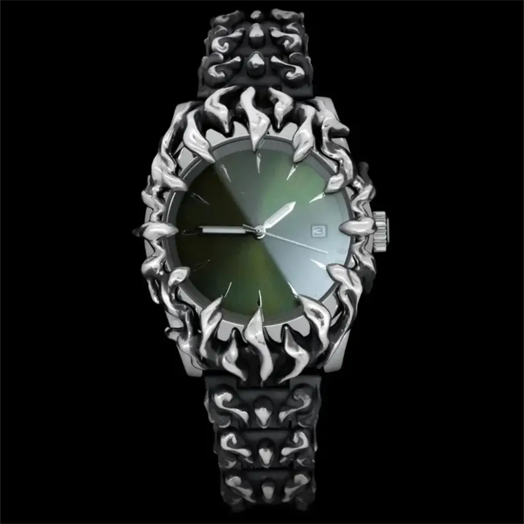 Ashfang Claws Gothic Watch | Toxic Jade | Relics