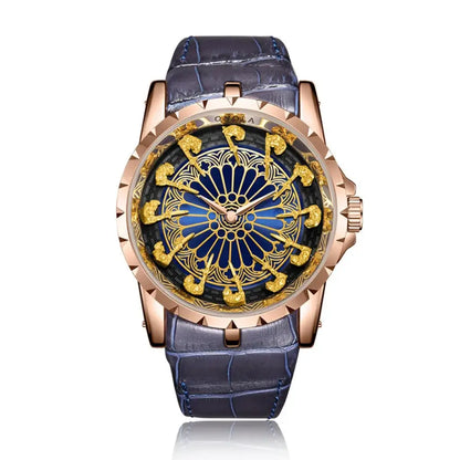 Black Sigil Chrono Watch | Crimson Gold Blue | Relics