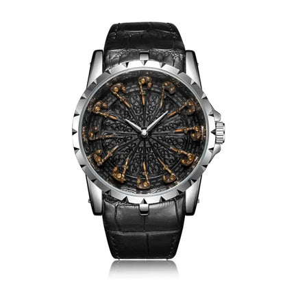 Black Sigil Chrono Watch | Iron Silver | Relics