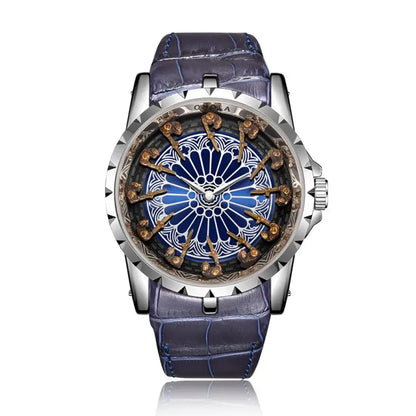 Black Sigil Chrono Watch | Iron Silver Blue | Relics