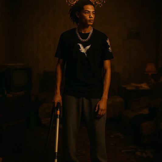 Crane Embroidered T-shirt | Core Capsule