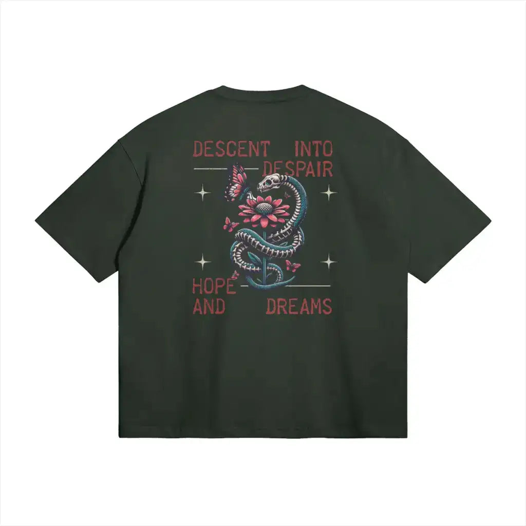 Descent Into Despair T-shirt | Medium Jungle Green / s | Core Capsule