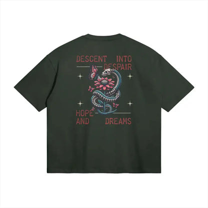 Descent Into Despair T-shirt | Medium Jungle Green / s | Core Capsule