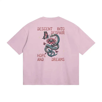 Descent Into Despair T-shirt | Piggy Pink / s | Core Capsule