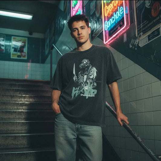 Dorohedoro Anime T-shirt - Dark Urban Fantasy Manga Graphic Shirt | Core Capsule