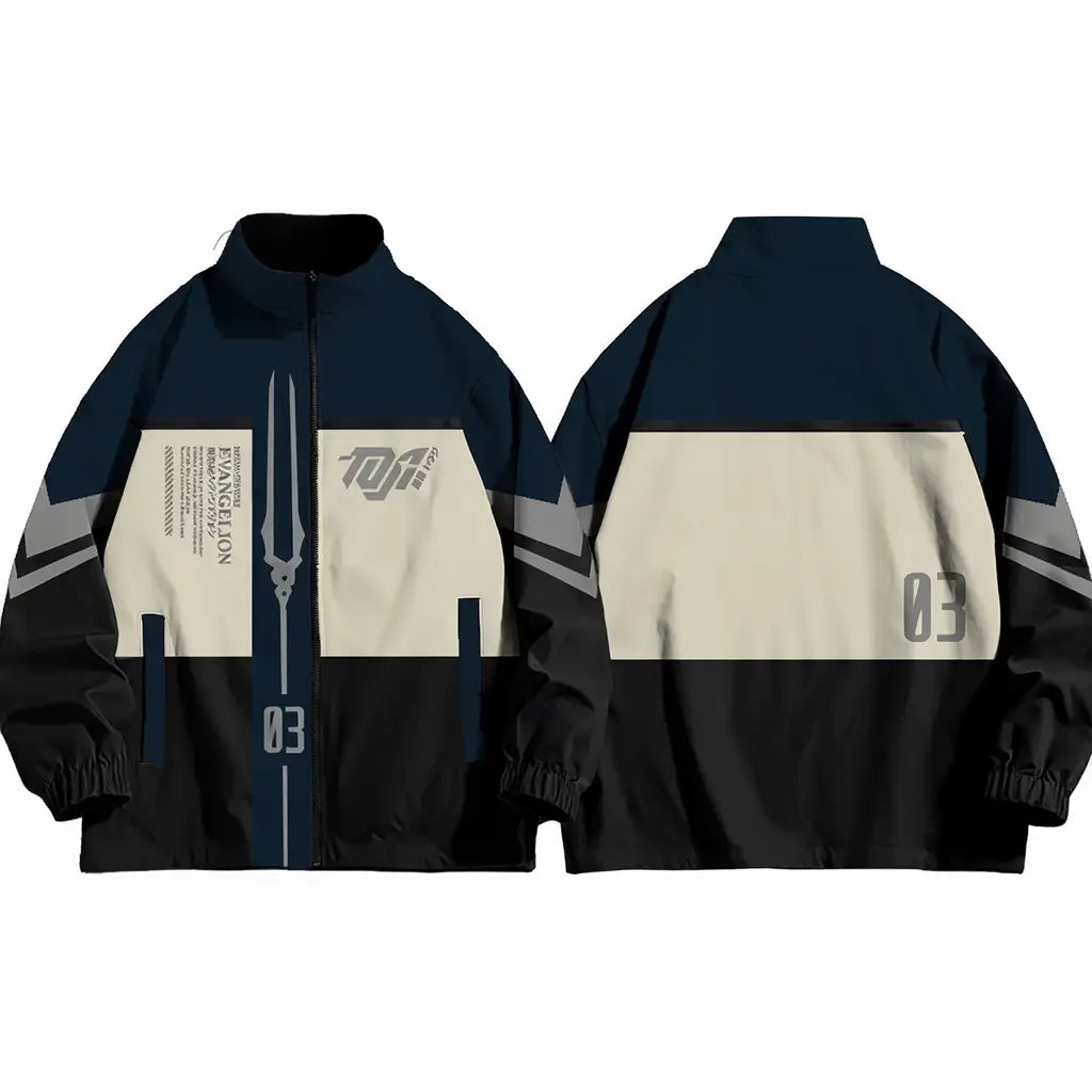 Evangelion Eva Oversized Jacket | Slate Black / Xs | Core Capsule