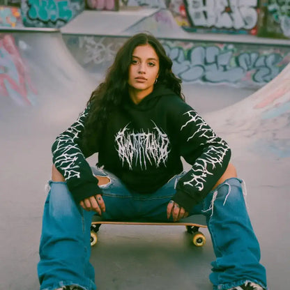 Ghost Mane Double Sided Print Hoodie | Core Capsule