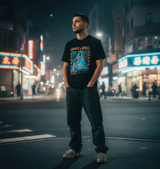 Ghost in the Shell Anime T-shirt - Cyberpunk Classic Graphic Shirt | Core Capsule