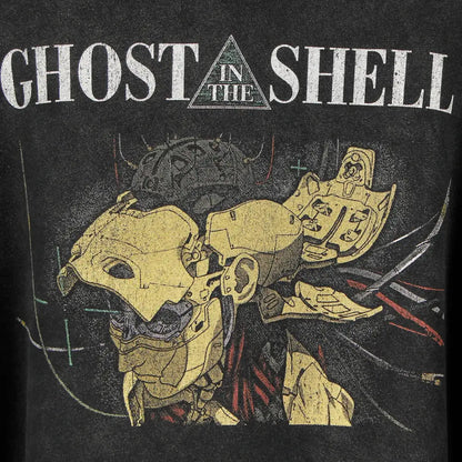 Ghost in the Shell Cyberpunk Hoodie - Masamune Shirow Anime Streetwear | Core Capsule