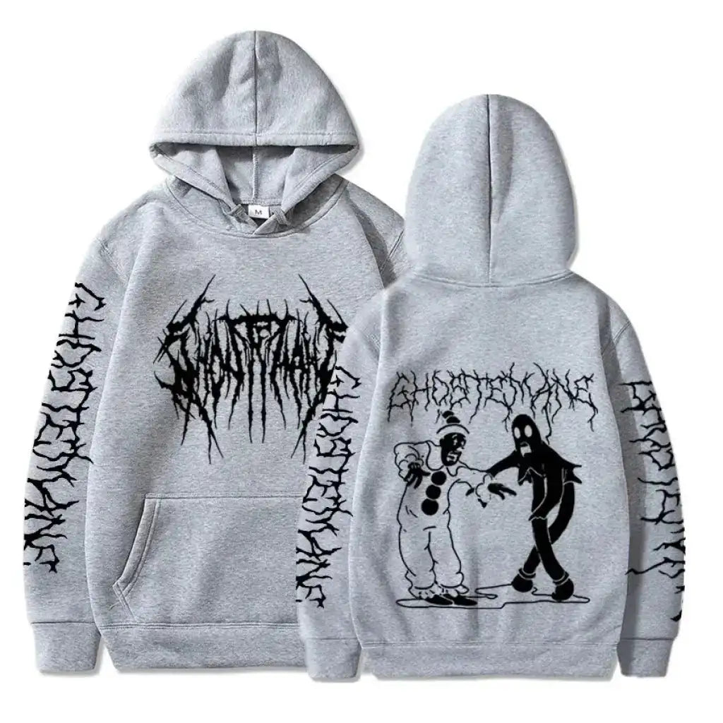 Ghost Mane Double Sided Print Hoodie | Gary / s | Core Capsule