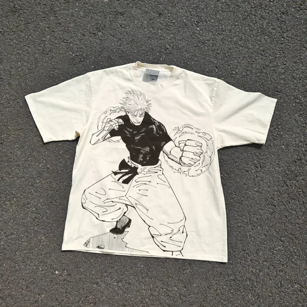 Infinity Domain T-shirt - Gojo Inspired Oversized Anime | White / s | Core Capsule