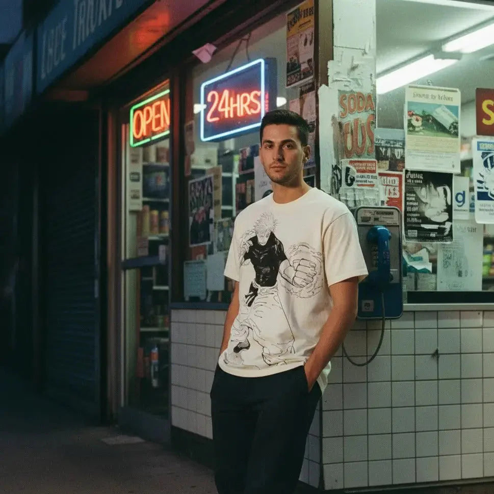 Infinity Domain T-shirt - Gojo Inspired Oversized Anime | Core Capsule