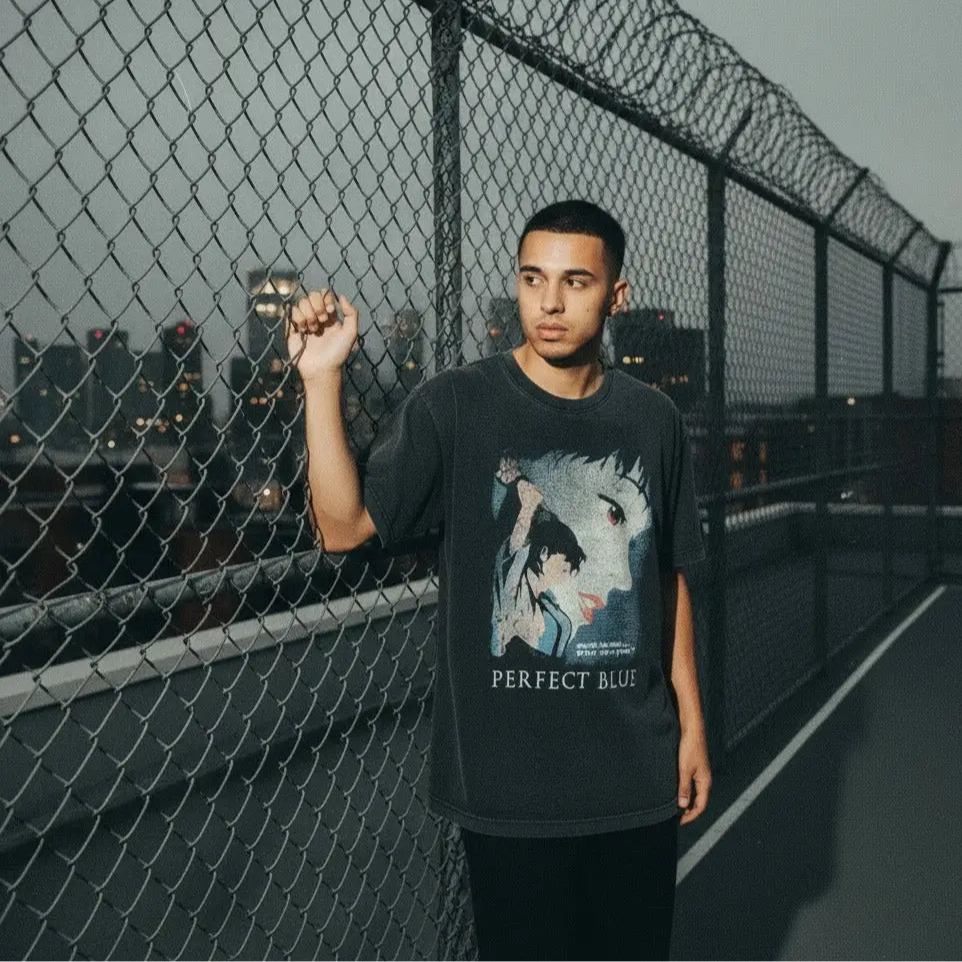 Perfect Blue Anime T-shirt - Satoshi Kon Psychological Thriller Graphic | Core Capsule