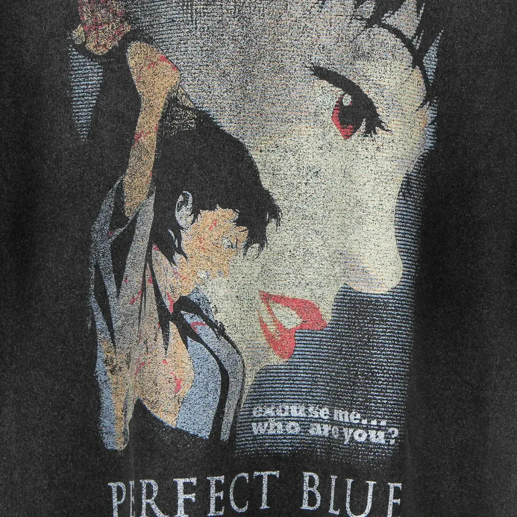 Perfect Blue Anime T-shirt - Satoshi Kon Psychological Thriller Graphic | Core Capsule