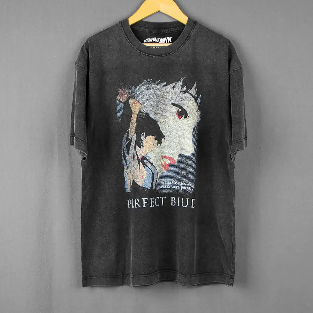 Perfect Blue Anime T-shirt - Satoshi Kon Psychological Thriller Graphic | Core Capsule