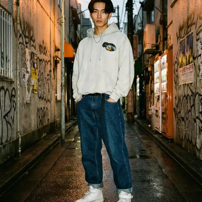 Reze ?Bomb Devil’ Heavyweight Hoodie – Ash Grey | Core Capsule