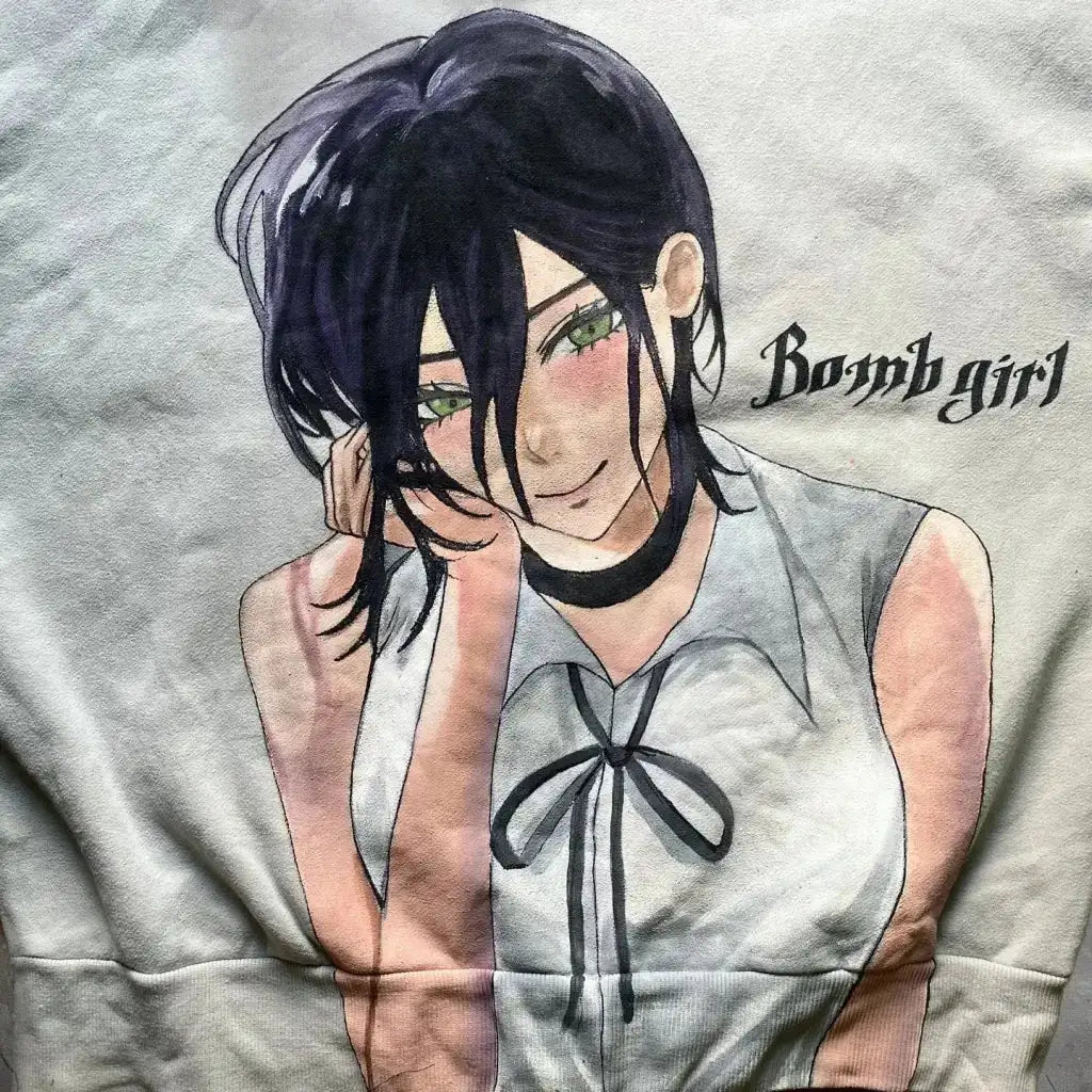 Reze ?Bomb Devil’ Heavyweight Hoodie – Ash Grey | Core Capsule