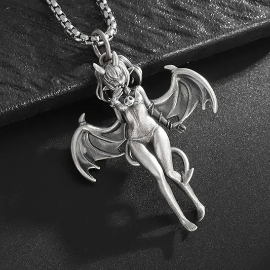 Succubus Necklace | Alluring Silver | Relics
