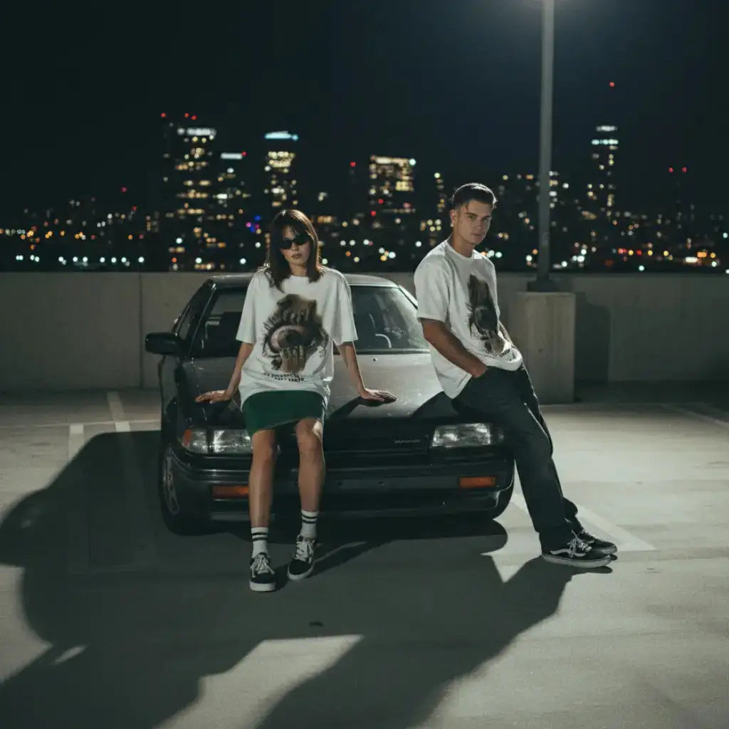 Veil of Sight Oversized Graphic Tee – Vintage Washed Cotton | Core Capsule